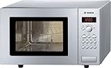Bosch HMT75G451 Serie 2 Freistehende Mikrowelle / 800 W / 17 L / Drehteller 24,5 cm / Türanschlag Links / Edelstahl / AutoPilot 8 / Grill-Funktion
