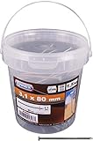 Connex Drahtstifte 3,1 x 80 mm - 1500 g - Senkkopf - Verzinkt - Aufbewahrung in praktischem Eimer - Für den universellen Einsatz / Stahlnägel / Drahtnägel / Nagel-Sortiment / Großpack / B30052