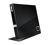 Asus SBW-06D2X-U externer Slim Blu-Ray BDXL Brenner (6x BD-R (SL/DL), 8x DVD±R, 6x DVD±R DL, 5x DVD-RAM, USB 2.0) inkl. Cyberlink Power2Go, Hochglanz Schwarz