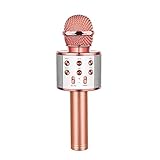 LetsGO toyz Mikrofon Kinder, Geschenke für Kinder Spielzeug Jungen 4-12 Jahre Kinder Spielzeug ab 5-12 Jahren für Jungen Mädchen Karaoke Bluetooth Mikrofon Ostergeschenke Kinder