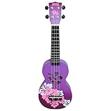 Mahalo Ukuleles Mahalo Designer Series Ukulele, Right Handed, Purple Burst, Soprano (MD1HB ppb)