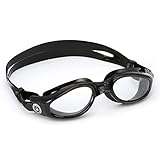 Aqua Sphere Kaiman Schwimmbrille, 0101LC BLACK BLACK LENS, Einheitsgröße