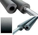 nmc PE-Isolierung Rohrisolierung - Länge 2 m, für Rohr, Kupferrohr 15 mm - Dämmschichtdicke 6 mm