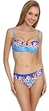 Merry Style Damen Push Up Bikini Set P510-69KW (Muster-5, Cup 80 B/Unterteil 40)