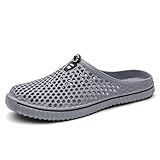 Herren Damen Kinder Fashion Atmungsaktiv rutschfest Latschen Hausschuhe Sandalen, Badeschuhe Strand Slippers Flach Sohle Pantoffeln,Mesh Outdoor Sommer Schuhe Bequem