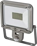 Brennenstuhl LED Strahler JARO 5000P / LED-Leuchte für außen mit Bewegungsmelder (LED-Außenstrahler zur Wandmontage, LED-Fluter 50W aus Aluminium, IP44)