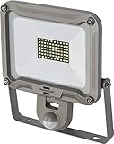 Brennenstuhl LED Strahler JARO 5000P / LED-Leuchte für außen mit Bewegungsmelder (LED-Außenstrahler zur Wandmontage, LED-Fluter 50W aus Aluminium, IP44)