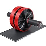 EliteAthlete AB Roller - Bauchtrainer - Sixpack Trainer - Bauchroller - Bauchtrainer für zu Hause - Bauch Weg Trainer - Bauchmuskeltraining - AB Wheel - Bauchmuskeltrainer inkl. gepolsterter Kniematte