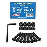 Superslick Skateboard Schrauben Set 1 1/8 Zoll Senkkopf Montage Satz Innen-Sechskant