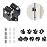KATELUO 10 Pack Gartengerätehalter,Gerätehalter,Wandhalterung Besen Halter, ideal für zur Mopp Besen Organisation,Besenhalter Wandhalter zur Aufbewahrung der Gartengeräte/besenhalterung Wand