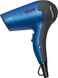 Reise Haartrockner handlich Fön Haarfön Haar Föhn Haarföhn Harfön (sparsame 1200 Watt + blau)