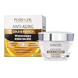 FLOSLEK Stärkende Gesicht Nacht-Creme | 50 ml | Glättet und Regeneriert die Haut | Dermatologisch getestet | Hergestellt in der EU