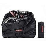 HOMERIC 1680D Fahrradabdeckung Fahrrad Transporttasche Tragetasche Klapprad faltbar für Flugzeug Auto Metro Outdoor Storage Tasche für Transport, Flugreisen