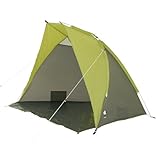 10T Korsika UV40 Strandmuschel Strand-Zelt 240x125x140 cm Windschutz Sichtschutz Sonnenschutz