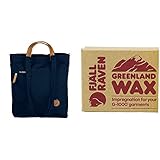 FJÄLLRÄVEN Unisex Umhängetasche Totepack No. 1, navy, 11 x 32 x 39 cm, 14 Liter, 24203 & Unisex Wachs Greenland, transparent, one size