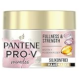 Pantene Pro-V Miracles Fullness & Strength Silikonfreie Haarmaske mit Biotin + Rosenwasser, 160ml, Haarkur, Beauty, Haarkur Trockenes Haar, Haar mask, Pflege Kur, Haarpflege, Haarkur Ohne Silikone