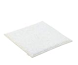 ESTA-Design Filz Sitzkissen Sitzauflage Stuhlauflage Stuhl Garten Zuhause eckig gepolstert Woll Filz 3mm Größe 40 x 40 cm Farbe beige meliert