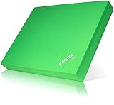 POWRX Balance Pad/Sitzkissen/Kissen Yoga Pilates (Grün)