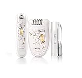 Philips Epilier-Set HP6540/00 – Limited Edition inklusive 1 x kabelloser Mini-Epilierer für empfindliche Bereiche, 1 x Epilierer für großflächige Stellen und 1 x Pinzetten-Set