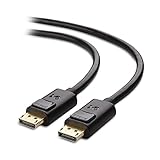 Cable Matters 4K DisplayPort Kabel (DP Kabel, Display Port Kabel) DP zu DP Kabel für 4K 60Hz - 2 Meter