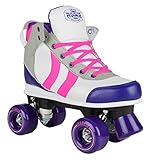 Rookie Deluxe Skates für Damen 35,5 weiß/rosa (Pink/Grau/Lila)