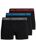 JACK & JONES Male Boxershorts 3ER-Pack Einfarbige XLAsphalt