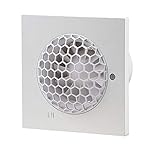 100 QUIET-S T/Nachlauf/Timer/Lüfter/Badlüfter/Ventilator / 24dB(A) / 100 mm / 99 m³/h / 7,5W / Kugellager/neuer Dämpfer/Rückschlagklappe