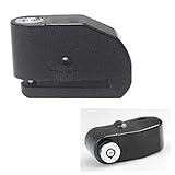 Vosarea Disc Alarm Lock Motorrad Anti -Diebstahl Alarmrad Bremsscheibe Sperre 7mm Pin Security Lock für Motorrad Fahrrad Fahrrad
