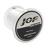 Angelschnur 500 Meter Parallelrolle Hauptschnur Nylon Schnur Angeln Abriebfestigkeit Transparent Farbe beschichtete Rolle Nylonfaden Köder Stark Mono 3 (Durchmesser: 0,28 mm, max. 5,5 kg)