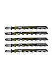 Wolfcraft 5 Stichsägeblätter Artikelnummer 2311 HCS Länge 75 mm 2361000