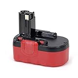 POWERGIANT PSR 18 VE-2 Akku 18V 3,0Ah Ni-Mh Ersatzakku für Bosch 2607335535 2607335277 2607335278 2607335536 2607335680 2607335695 2607335713 BAT025 BAT180 13618 1644K 3860CK 52318 PSB 18 VE-2 GSB