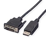 ROLINE DisplayPort Kabel DP ST - DVI ST 2m