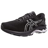 ASICS Herren Gel-Kayano 27 Road Running Shoe, Black/Pure Silver, 42.5 EU