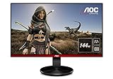 AOC Gaming G2490Vxa 60 cm (23.8 Zoll) Monitor (HDMI, DisplayPort, 1 ms MPRT Reaktionszeit, 1920 x 1080 Pixel, 144 Hz, FreeSync Premium) schwarz