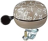 Prophete Unisex – Erwachsene Mini-Ding-Dong Glocke, grau Fahrradglocke, One Size