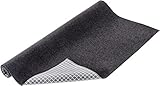 WENKO Anti-Rutsch Schutzmatte Filz - Schubladeneinlage, zuschneidbar, Polyester, 54 x 72 cm, Anthrazit