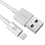 Syncwire iPhone Ladekabel Lightning Kabel - 1M [Mfi Zertifiziert] Apple Kabel für iPhone SE 2020/11 Pro Max/11 Pro/11/XS Max/XS/XR/X/8/8 Plus/7/7 Plus/6S/6S Plus/6/6 Plus/5/5S, iPad - Weiß