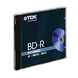 TDK Blu-ray BD-R SL 25GB 1-4x Jewelcase (1 Disc)