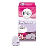 Veet Spawax Warmwachsscheiben für das Veet Spawax Wachsgerät – Langanhaltende Haarentfernung für seidig-glatte Haut – 1 x Refill-Packung mit 6 Wachsscheiben