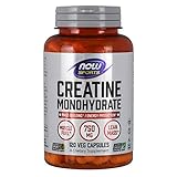 Now Foods Creatine Monohydrate 750mg Capsules, 120-Count