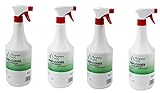 Hygiene VOS Profi Cleaner Spezialkonzentrat 4 x 1 Liter Sprühflasche Allzweckreiniger für Haushalt Wohnwagen Wohnmobil Caravan Boot und Yacht