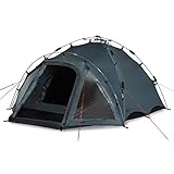 Qeedo Quick Oak 3 Personen Campingzelt, Sekundenzelt, Quick-Up-System - grau