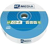 MyMedia CD-R 700 MB I 10er Pack Spindel I CD Rohlinge printable I 52-fache Brenngeschwindigkeit mit langer Lebensdauer I leere CDs beschreibbar I Audio CD Rohling I CD bedruckbar