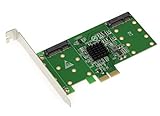 Kalea Informatique Controller-Karte PCIe mSATA 3.0 – 4 Ports – RAID 0/1/10 – Chipsatz Marvell 88se9230 – Professionelle/Komponenten, hochwertig – Treiber vorinstalliert für Windows/Mac/Linux.