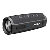 Mpow Bluetooth Lautsprecher, 16W Musikbox mit 360° Starker Bass und PartyCast Modus, IPX7 Bluetooth Lautsprecher Boxen, 10 Std Spielzeit, Tragbarer Bluetooth Speaker für Party/Urlaub/Outdoor
