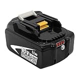 FUNMALL BL1860B 18V Ersatz für Makita Akku BL1850B BL1860B BL1860 BL1850 BL1840B BL1840 BL1830B BL1830 BL1835 LXT400 194204-5 Werkzeugakkus mit LED-Anzeigen