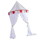 Unbekannt Sharplace Kinderbett Betthimmel Prinzessin Spielzelt Wand Baldachin Mit Moskitonetz für Kinderzimmer - Stern -2, M