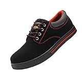 Frauen Männer Sicherheitsschuhe Arbeitsschuhe niedrig Hilfe Schutzkappe Leicht Wandern Sneakers Spitze Arbeitsschuhe