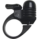 MOUNTY Miniglocke Toby Aluminium, für Ø 31,8mm Speziell für die Montage am Rennbügel, schwarz