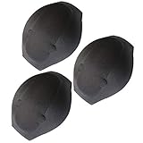 LUOEM 3 Stück Penis Pad Männer Vergrößern Penis Pouch Pad Praktische Badehose Sicherheitsschwamm Matte Schwamm Pad für Badebekleidung Slips Schwarz
